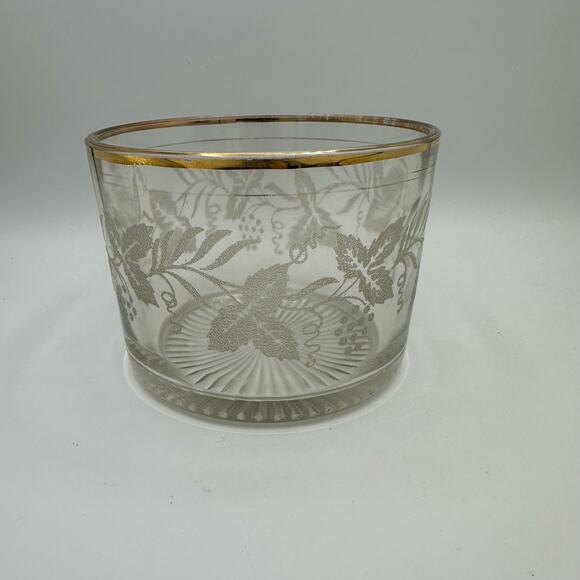 Vintage Bartlett Collins Ice Bucket Cut Base Straight Sides - Picture 2 of 8